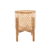 Woven bamboo basket